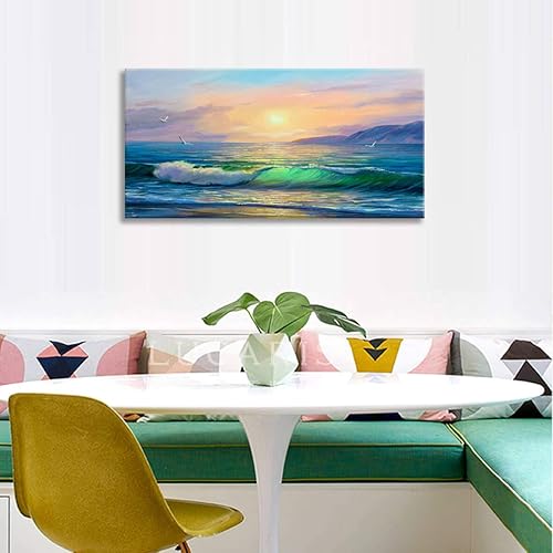 Miniatura 3 de Murales grandes para sala de estar Impresión en lienzo Murales Paisaje natural Yosemite Arte de bosque verde Sol de la mañana y aire fresco imágenes