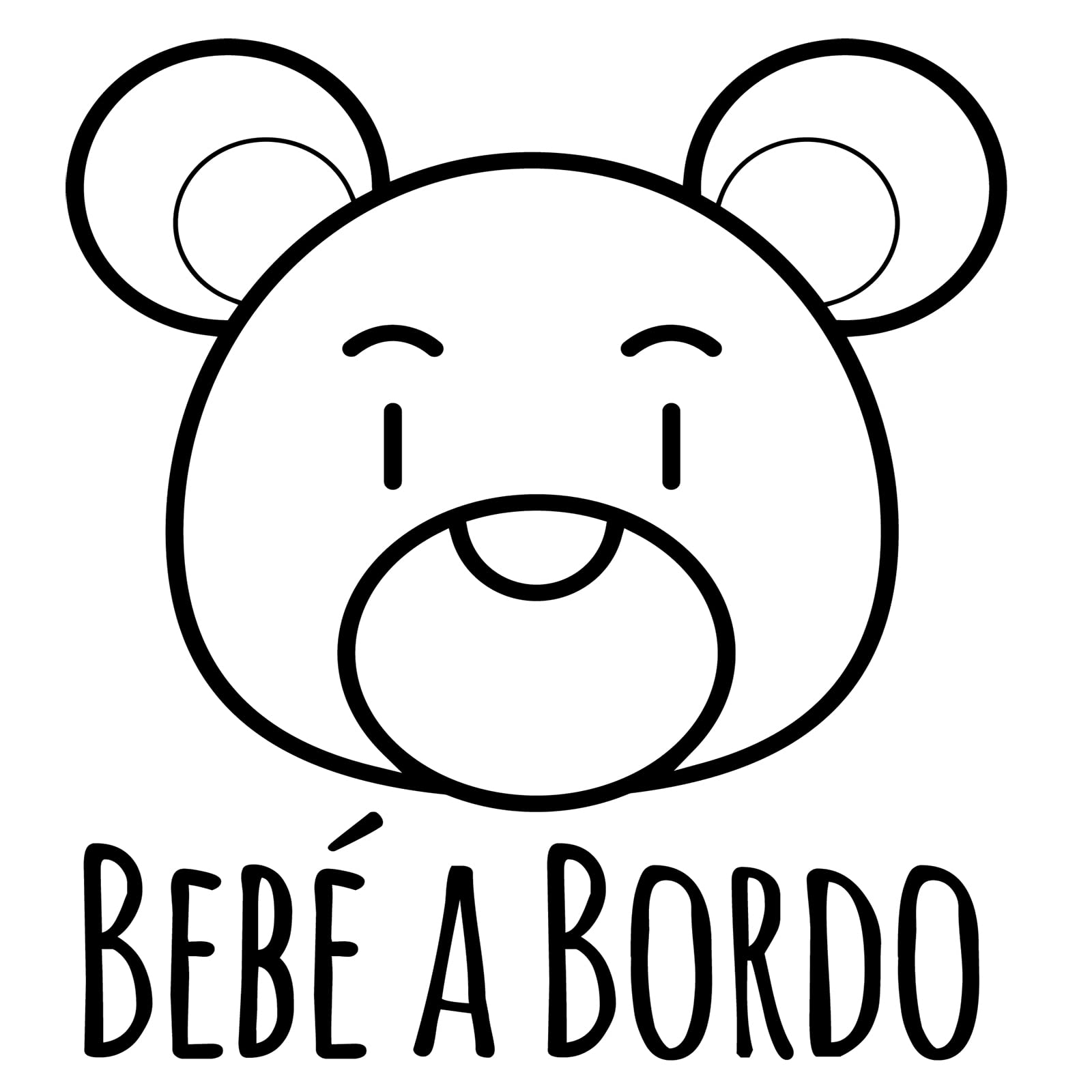 Pegatina Bebé a Bordo. Adhesivo vinilo para coche o moto. Sticker (Baby On Board, Baby In Car) (41.Bebé niño triángulo) — view 27