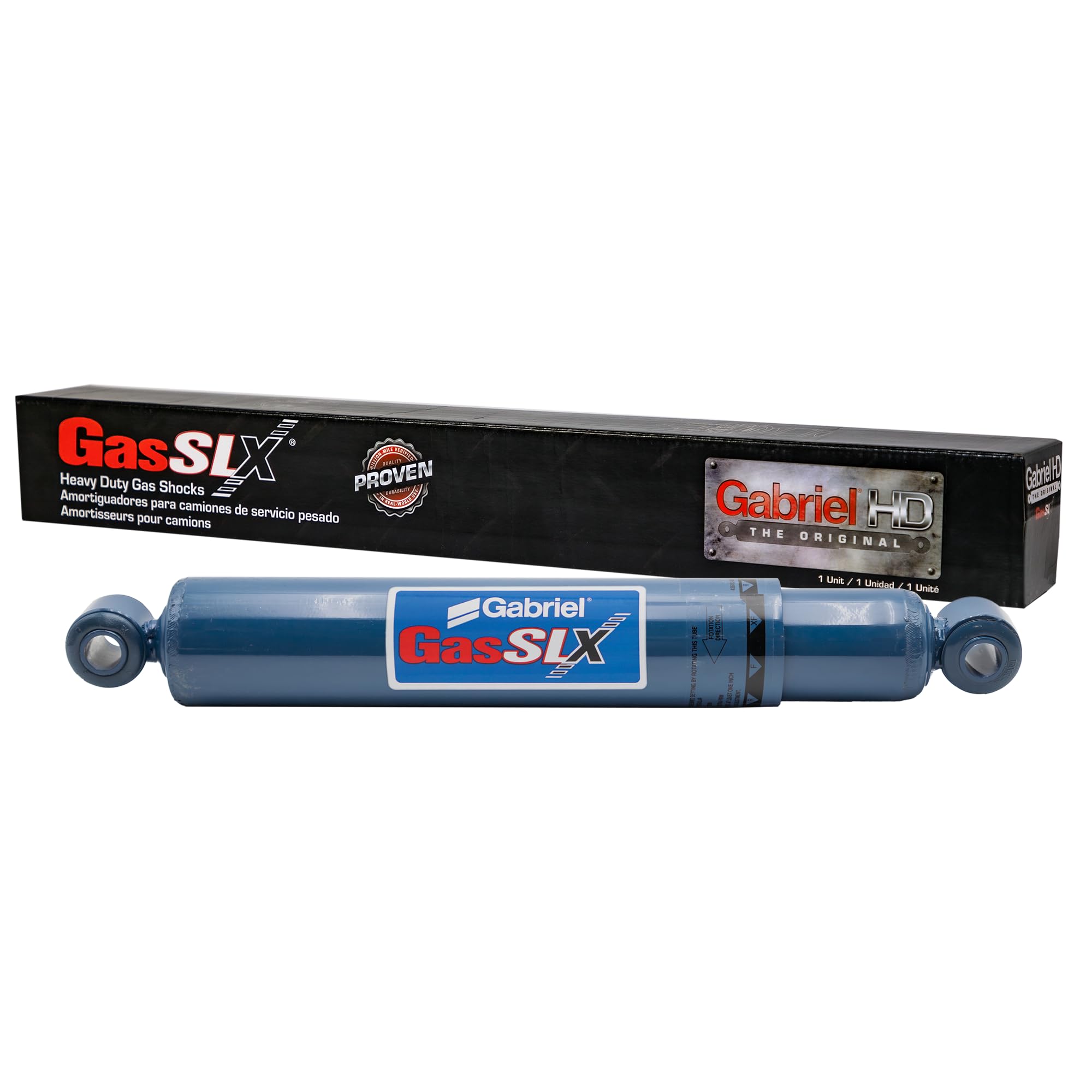 Gabriel 89414 GasSLX Adjustable HD Front &amp; Rear Shocks Fits Coachmen; Damon; Ford F-53; Mack; Peterbilt; Winnebago; Western Star Bus Tractor &amp; Motorhome; OEM# ASH25822