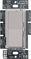 Vista 23 de Lutron Diva LED+ Interruptor Regulador de Luz para Bombillas LED Regulables, Halógenas e Incandescentes, 150 Vatios, Unipolar o 3 Vías, Almendra