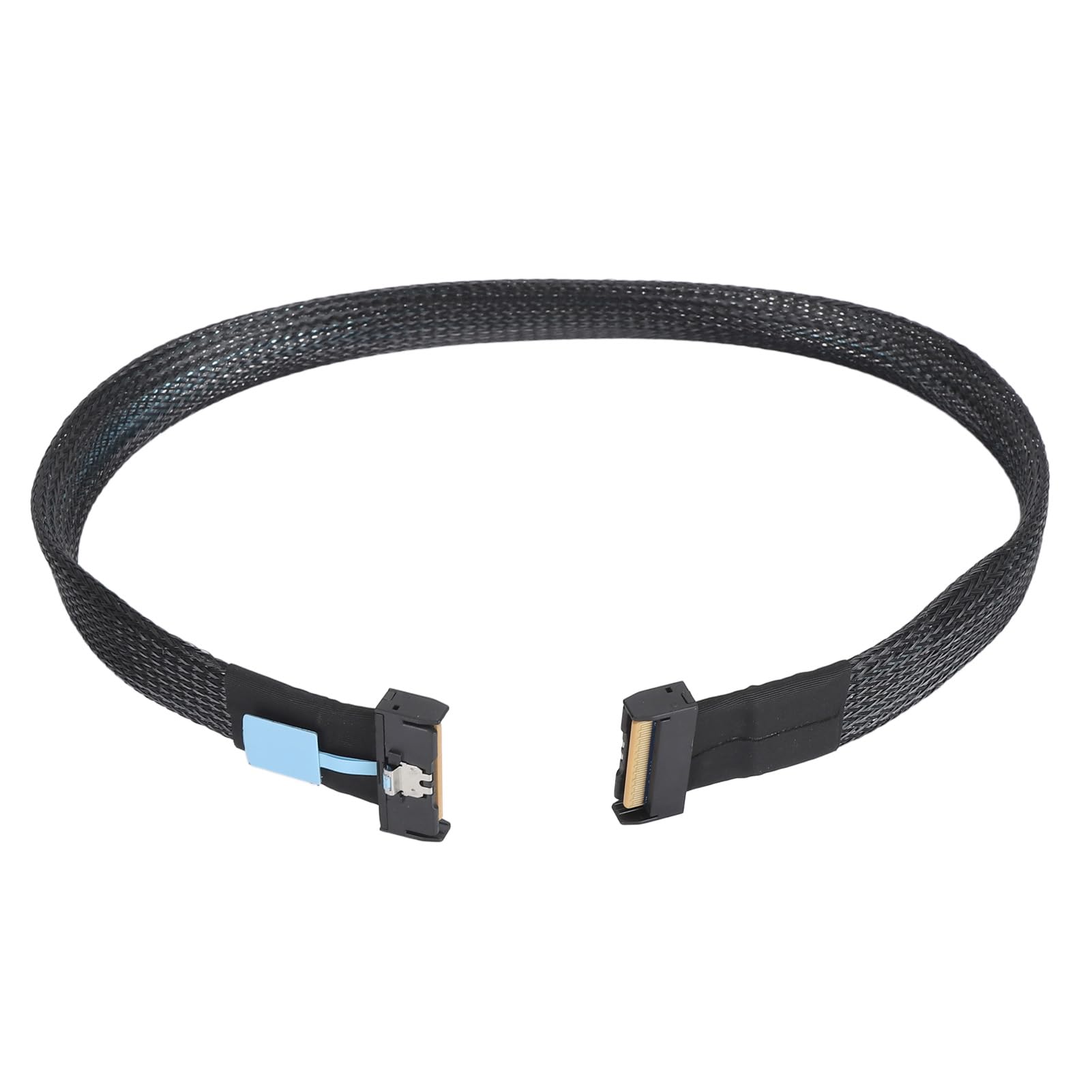 PUSOKEI Câble SAS, Ligne de Transmission de Données PCIE 5.0 32gbit / S High-Speed ​​-Slim pour Les Ordinateurs