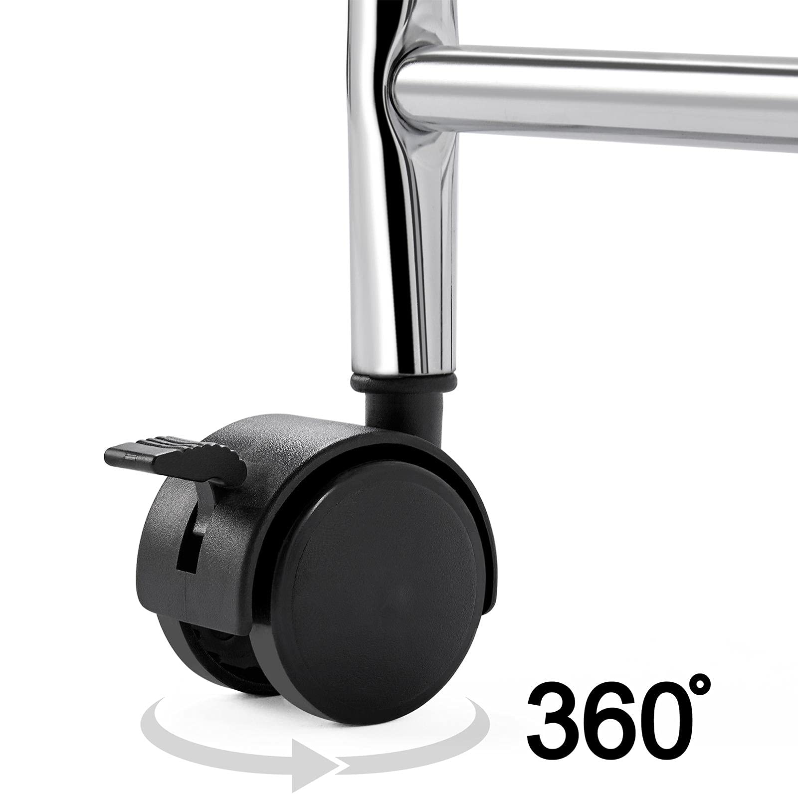 Yaheetech Caissons de Rangement Tour de Rangement chariots à Roulettes avec 4 tiroirs Mobile en Plastique et 1 étagère, Stockage pour Bureau Chambre 32 x 36,5 x 77 cm, Noir