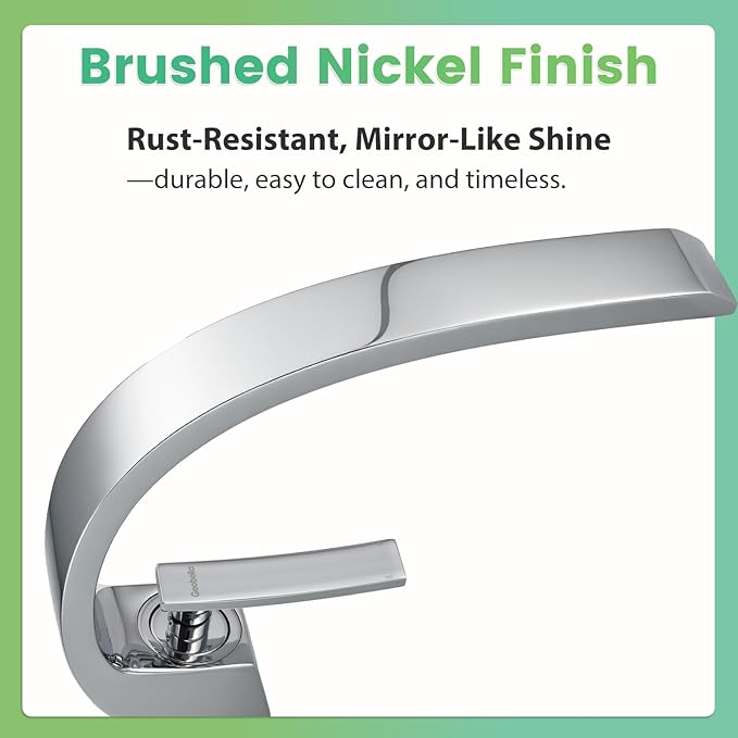 Grifería Lavamanos Monocomando 1 Hueco Cromado miniatura 6