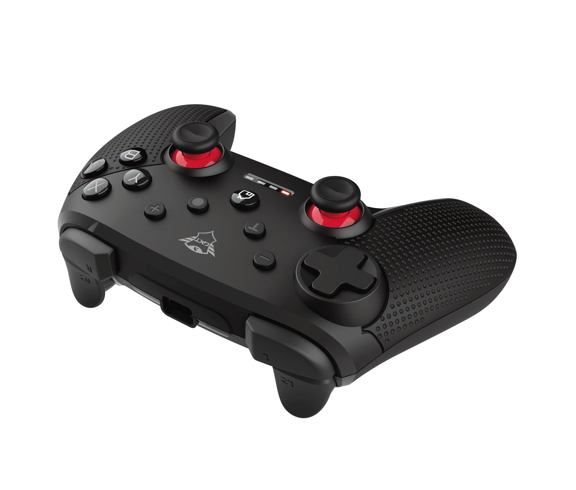 Trust Gaming GXT 1230 Muta Mando Inalámbrico Bluetooth para Nintendo Switch y PC, 15 Botones, 2 Joysticks Analógicos, Mando de Juegos con Batería Recargable y Respuesta de Vibración - Negro