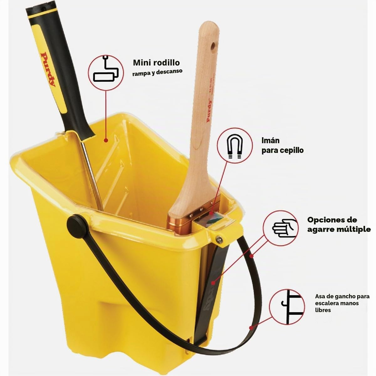 Purdy Cubo de Pintor, Amarillo (14T921000)