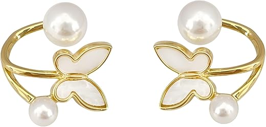 ANNACREATIONS Korean Fashionable Gold Plated Dangle Earrings For Women & Girls Pack of 1 Pair