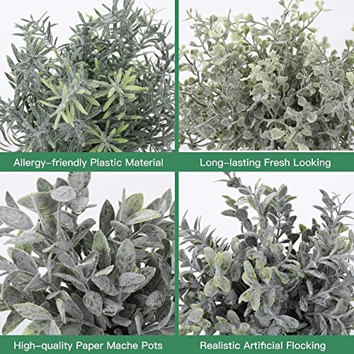 YVONNEYI 4Pcs Artificial Plants Indoor - Image 4