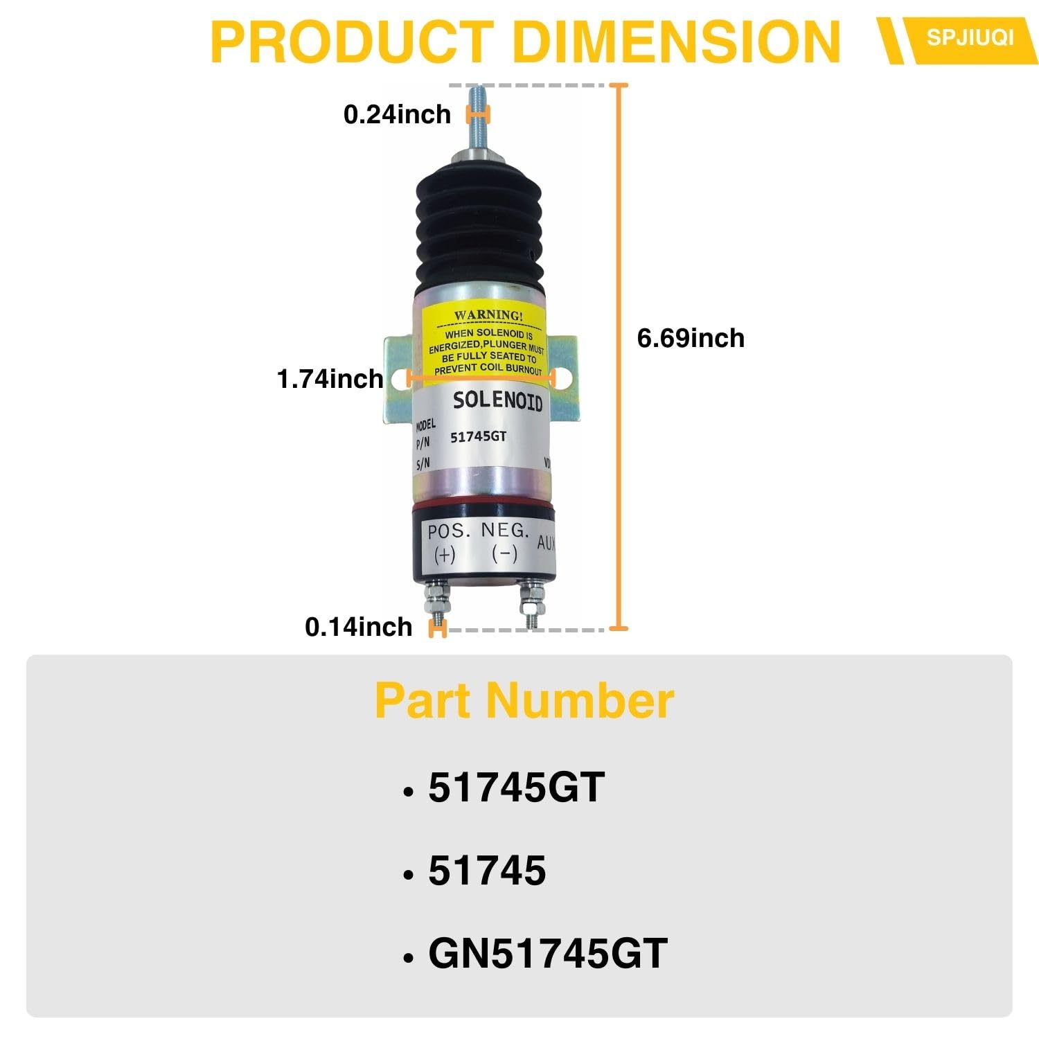 Amazon.com: SPJIUQI 51745GT 2-Terminal 12V 1.5-inch Travel Choke