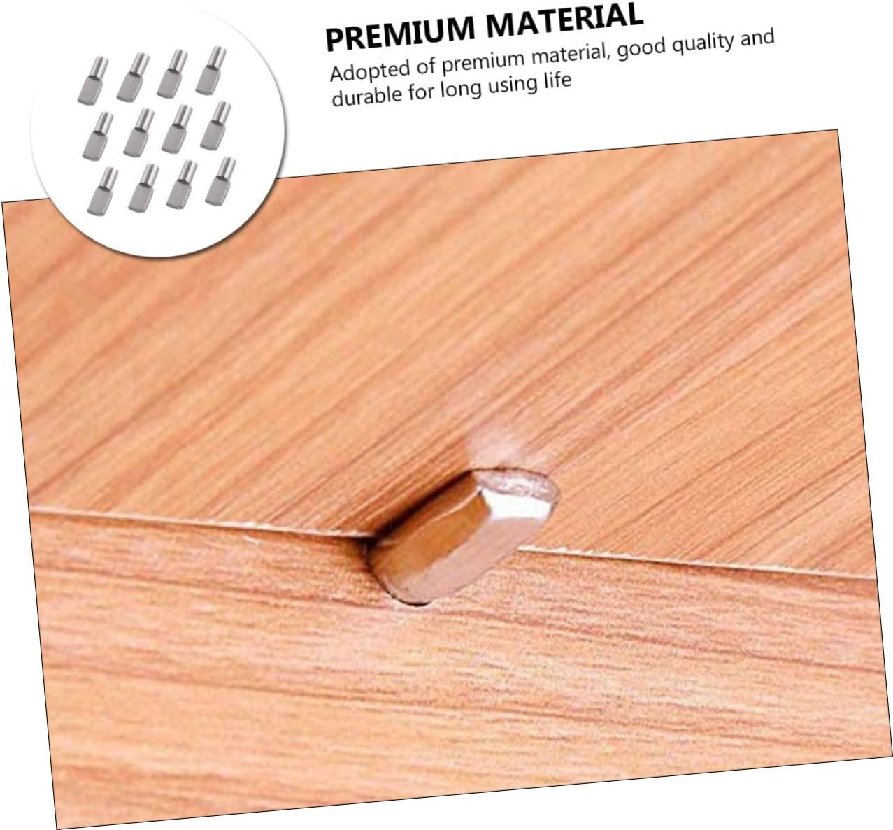 Artibetter 150pcs Shelf Pin Shelf Support Fixing Pegs for Cabinet Storage Rack Easy to Use