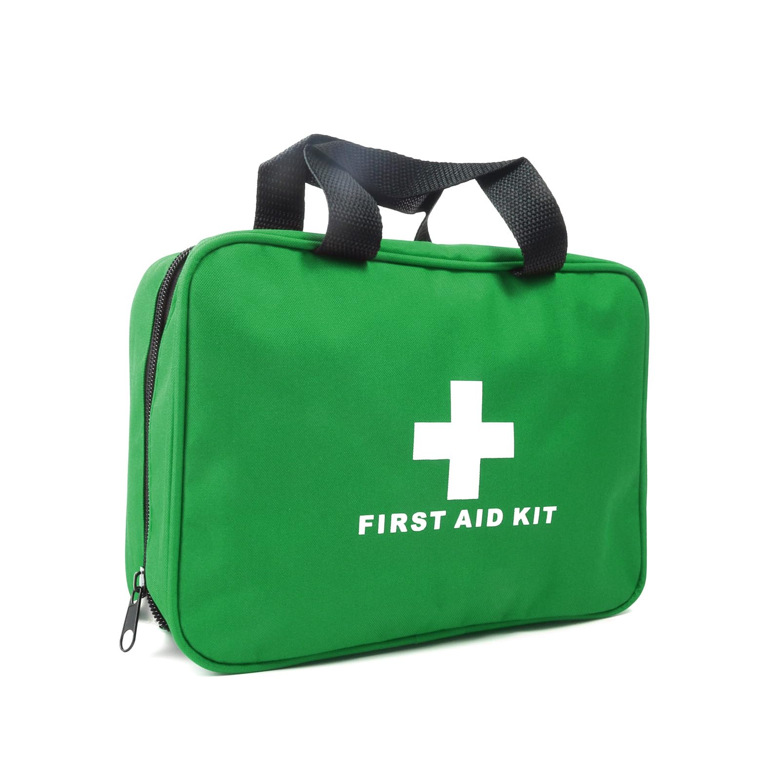 Jipemtra Red First Aid Bag Empty Travel Rescue Pouch Medical Bags First Responder Storage Compact Survival Medicine Emergency Bag for Car Home Office Kitchen Sport Outdoors (LS)