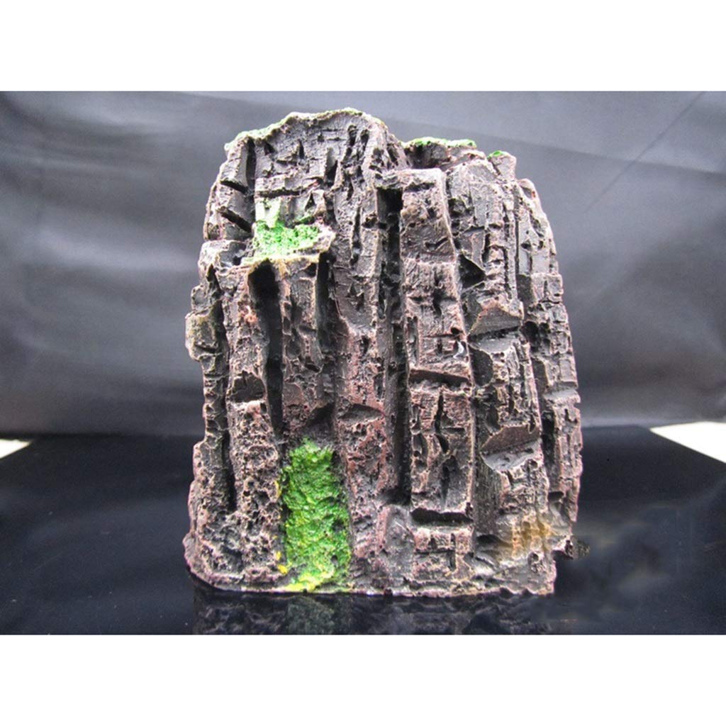 Rocalla para escondite de Reptiles, Caja de Cueva para Reptiles, decoración de hábitat, escondites de arañas, Serpientes, lagartos y Tortugas, Accesorios para Cajas de Reptiles, Adornos