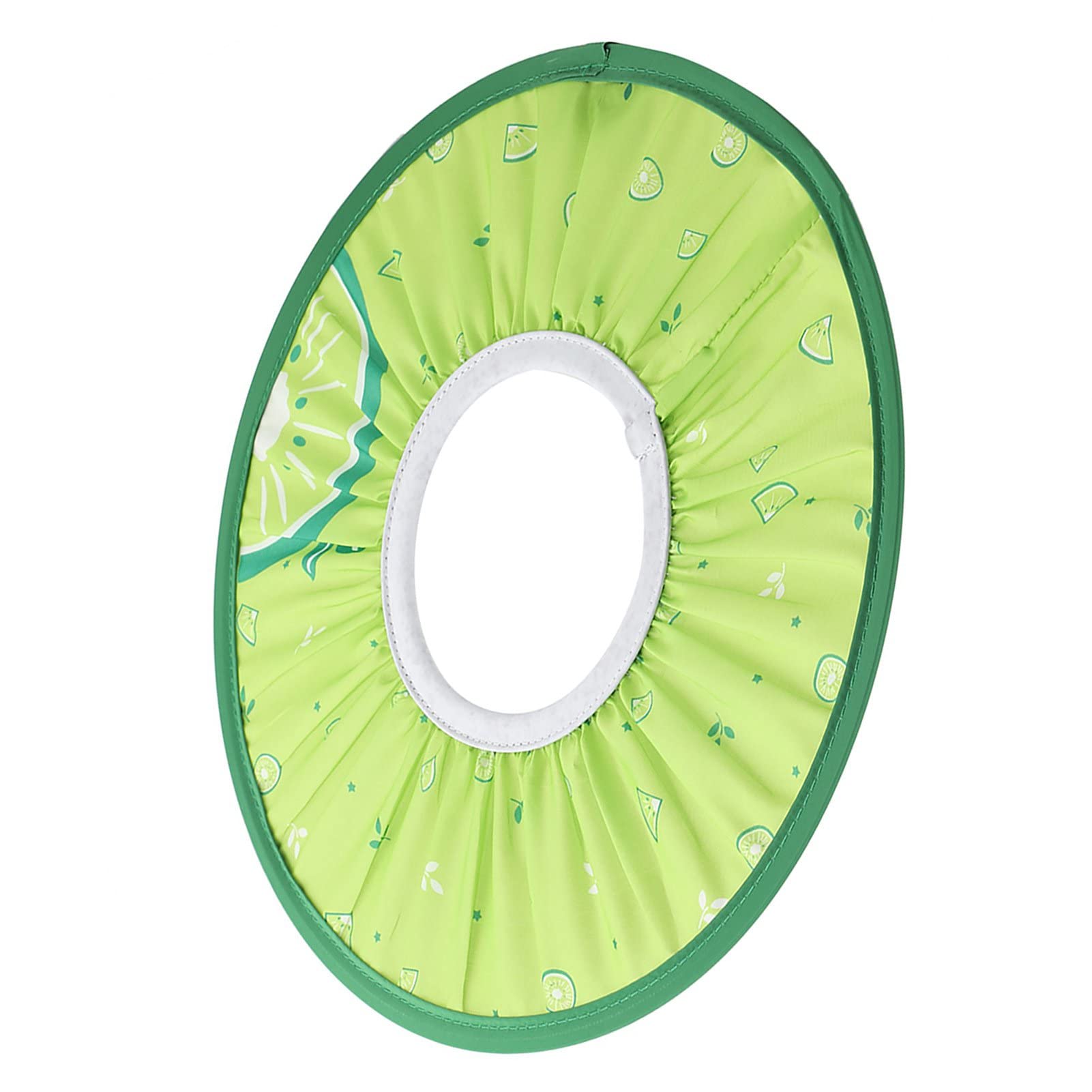 Champú Para Bebés Gorro de Ducha Protección Para El Baño Sombrero Suave Sin Lágrimas Cómodo Elástico Círculo Interno Gorro de Ducha Para Bebés Protector de Visera Seguro Para Niños(Verde)