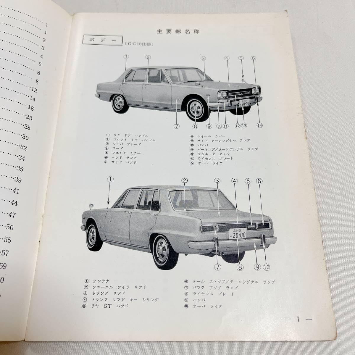 Amazon.co.jp: ハコスカ 2000 Gt GT-R 取扱説明書 44年6月 61ページ 