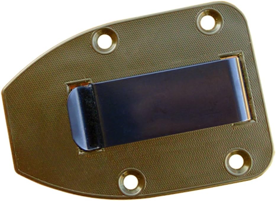 ESEE -4 Serrated Edge Coyote Brown Sheath Black Blades with Micarta Handle