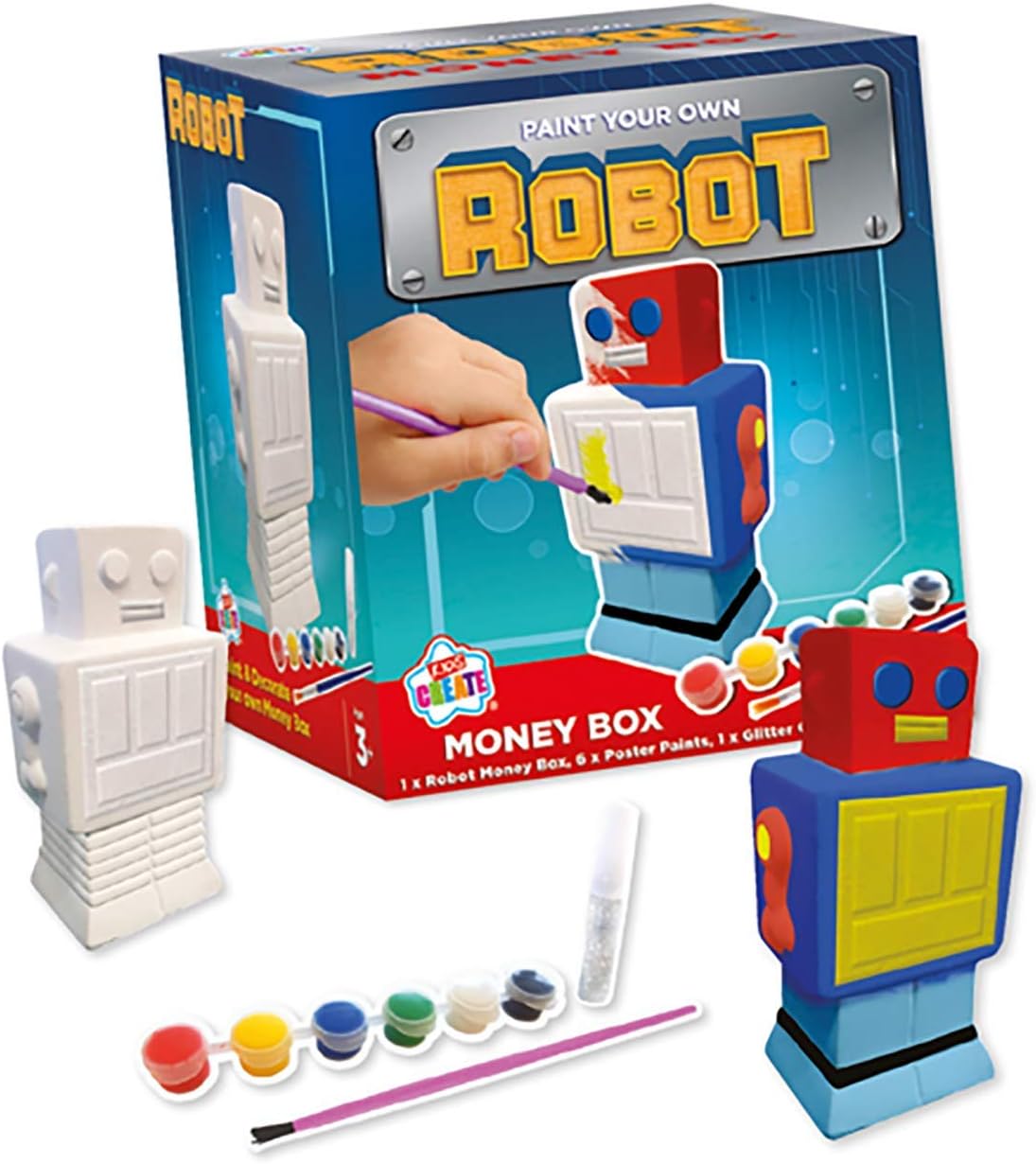 Paint Your Own Money Box Kids Novelty Mini Piggy Bank Arts & Crafts Kit