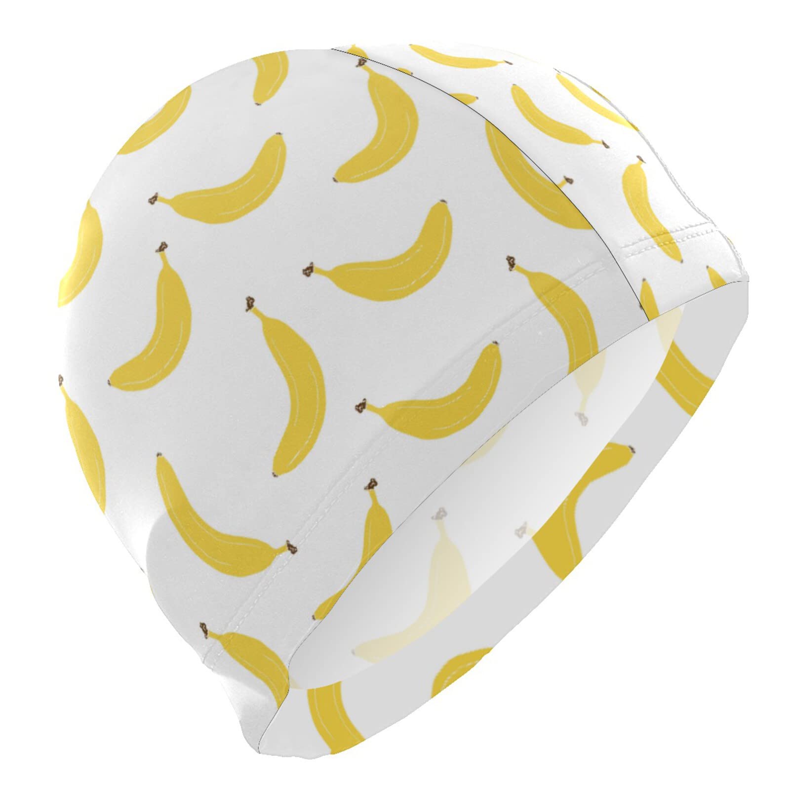 Bonnet De Bain Adulte En Polyester – Motif Amusant, Confortable, élastique, Pour Natation Et Sports Nautiques