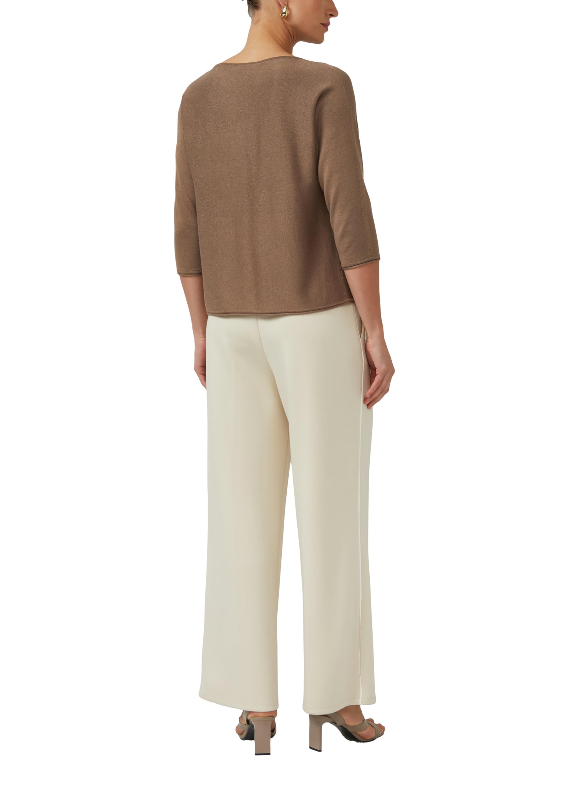 s.Oliver Damen Strickpullover – Feinstrick, U-Boot-Ausschnitt, Relaxed Fit