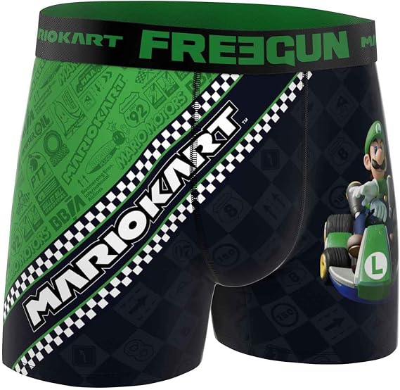 FREEGUN Mario Kart Men's Boxer Shorts