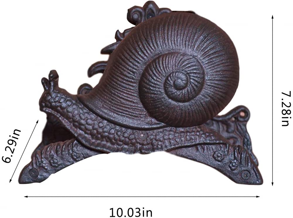 Soporte retro de hierro fundido para manguera de jardín, marco de manguera de jardín, estante de almacenamiento de pared, soporte de manguera de metal para almacenamiento de mangueras de