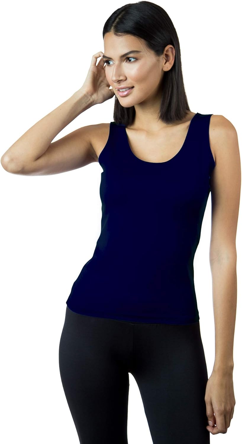 A'nue Miami Women's Classic Scoop Neck Tank Top