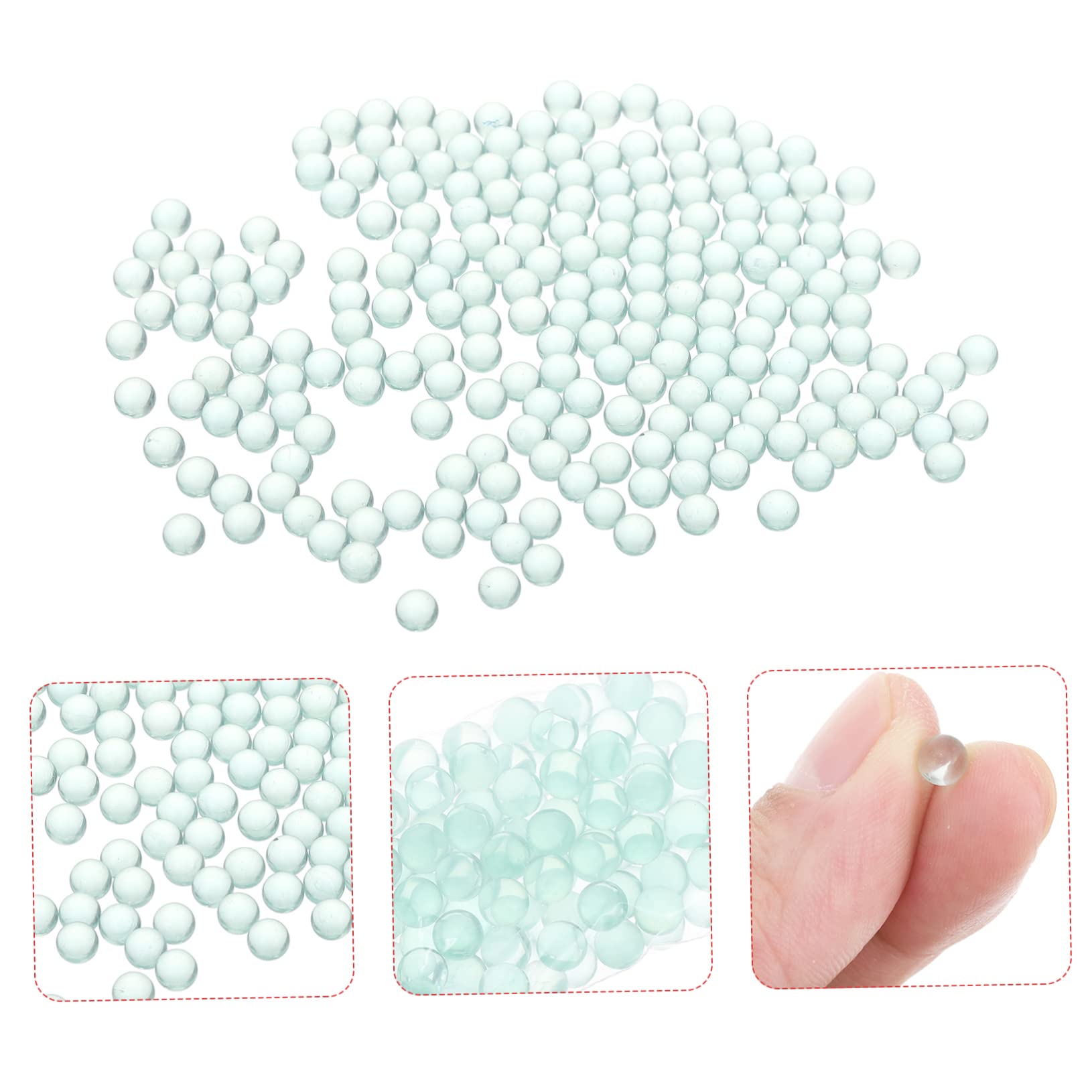 Zerodeko Perlas de Vidrio Experimentales de Alta Precisión Ø8mm para Laboratorio, Perlas Anti-ebullición de Molienda de Arena, Material Duradero para Uso Científico y Experimental