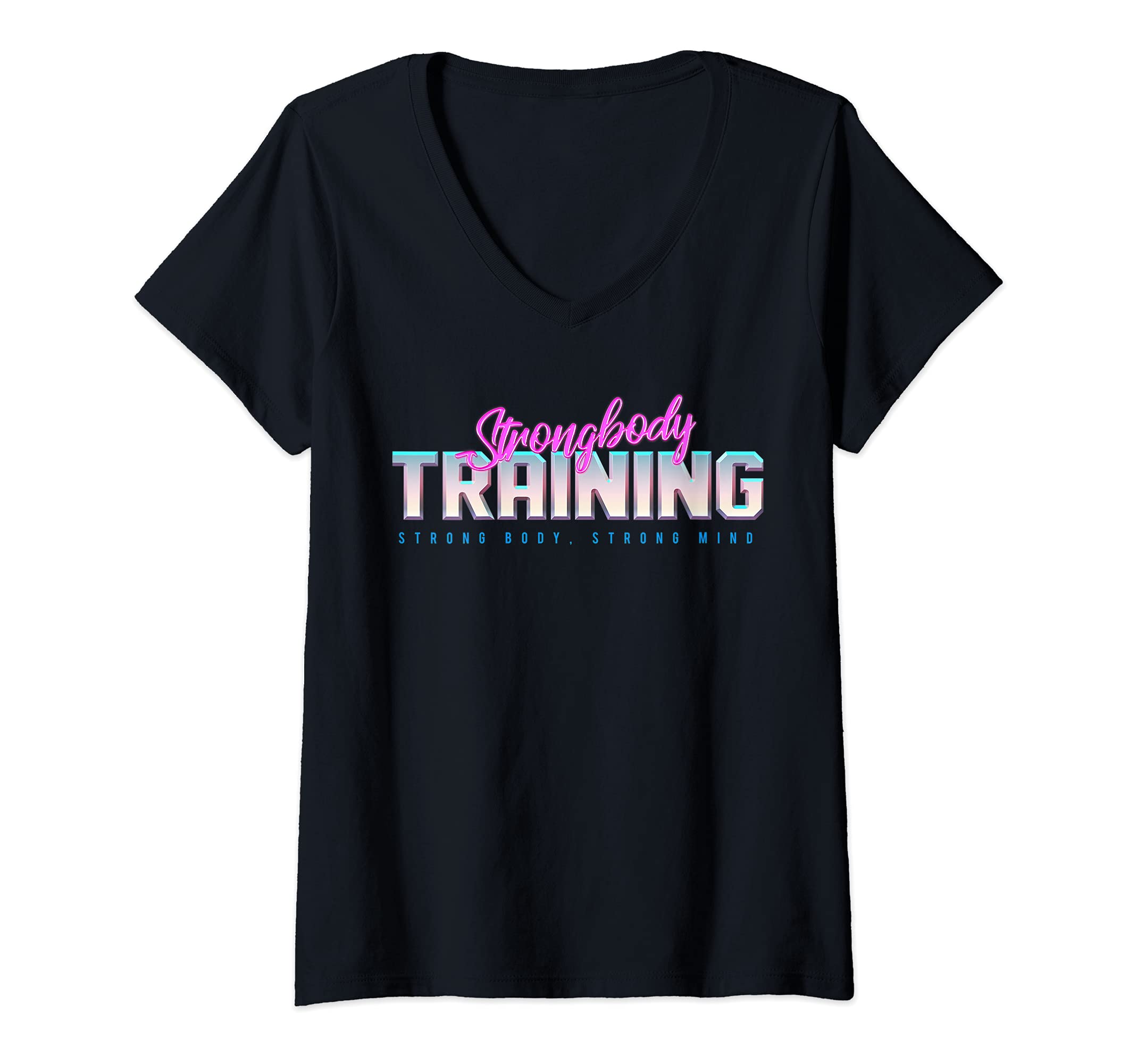 Womens Strongbody Training V-Neck T-Shirt