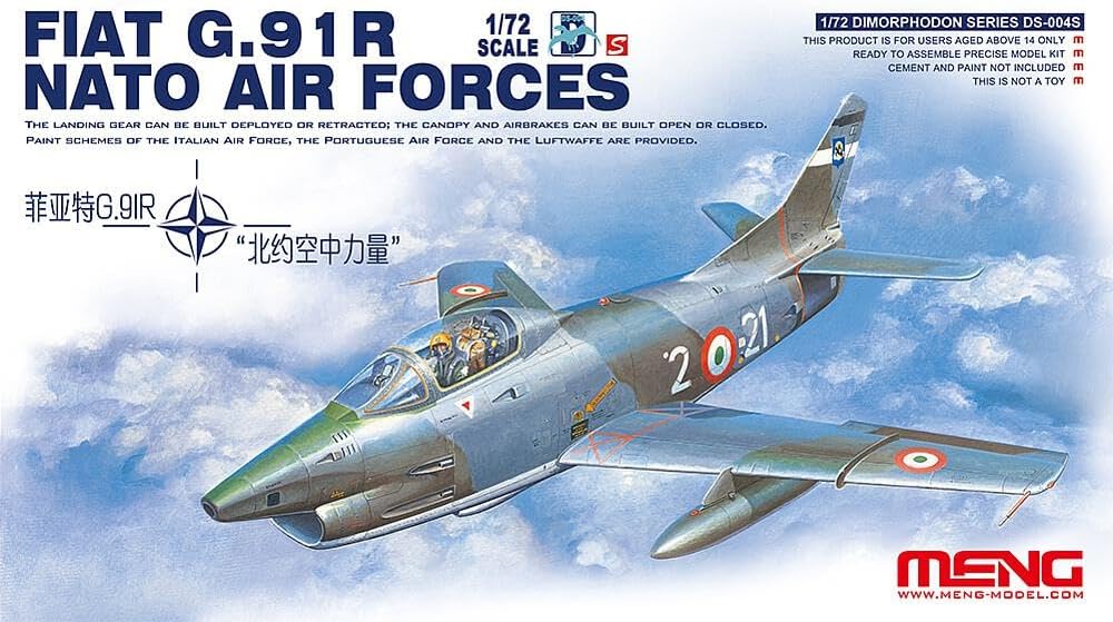 MENG DS-004S Fiat G.91R Nato Air Forces Plastic Model Kit