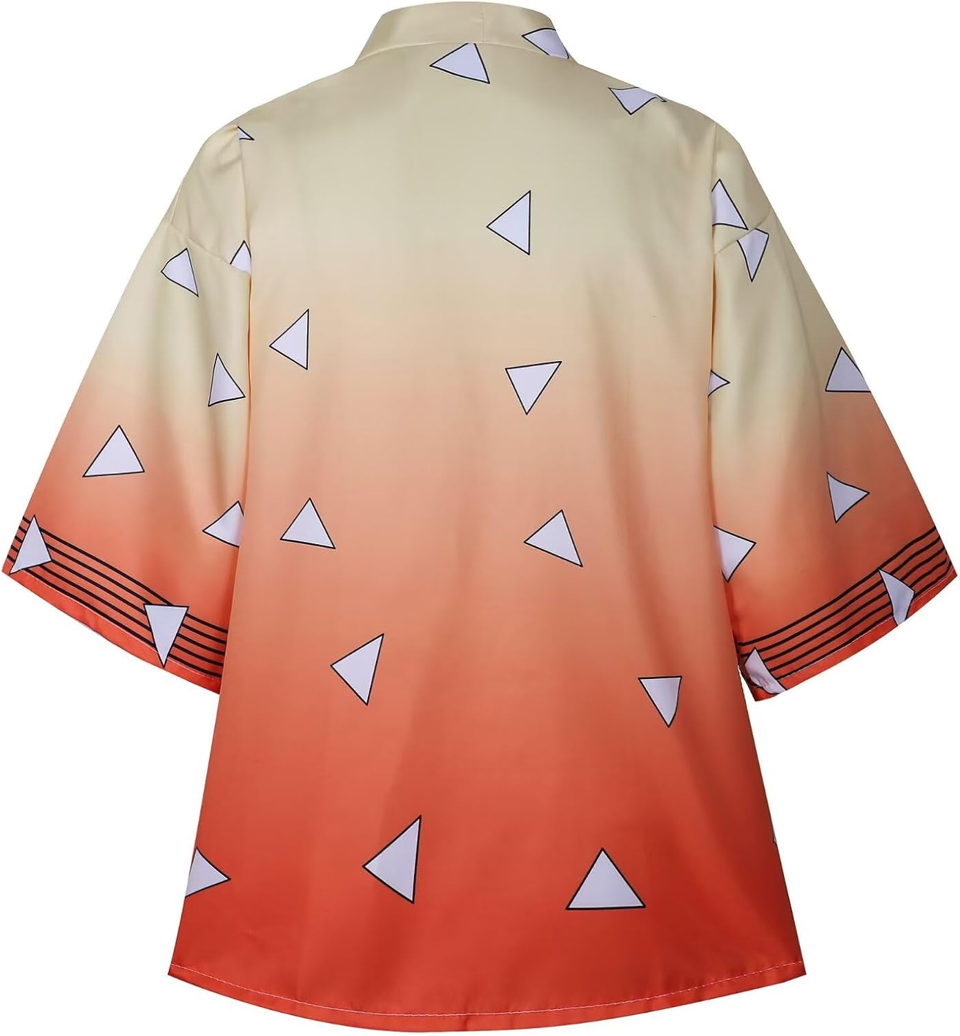 Tanjirou Zenitsu Giyuu Cosplay Costume Anime Robe Color Block Uniform Cardigan Top Jacket - Image 3