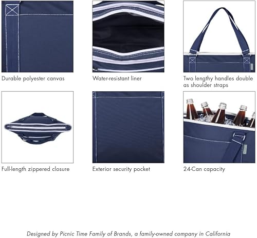 Vista 5 de PICNIC TIME NCAA Arkansas Razorbacks Topanga - Bolsa enfriadora Negro