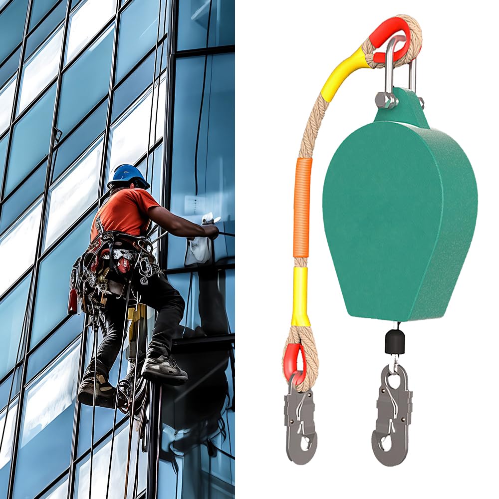 Dispositivo di sicurezza dell'altezza, 10 m, dispositivo di protezione anticaduta, retrattile con gancio, dispositivo di raccolta, protezione anticaduta, dispositivo di sicurezza retrattile per