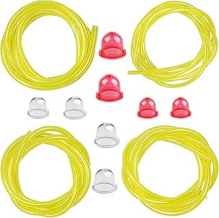 4 Size 2 Feet Long Small Engine Fuel Line Hoses Primer Bulb kit for Poulan Craftman Chainsaw String Weed Trimmer Blower Edger