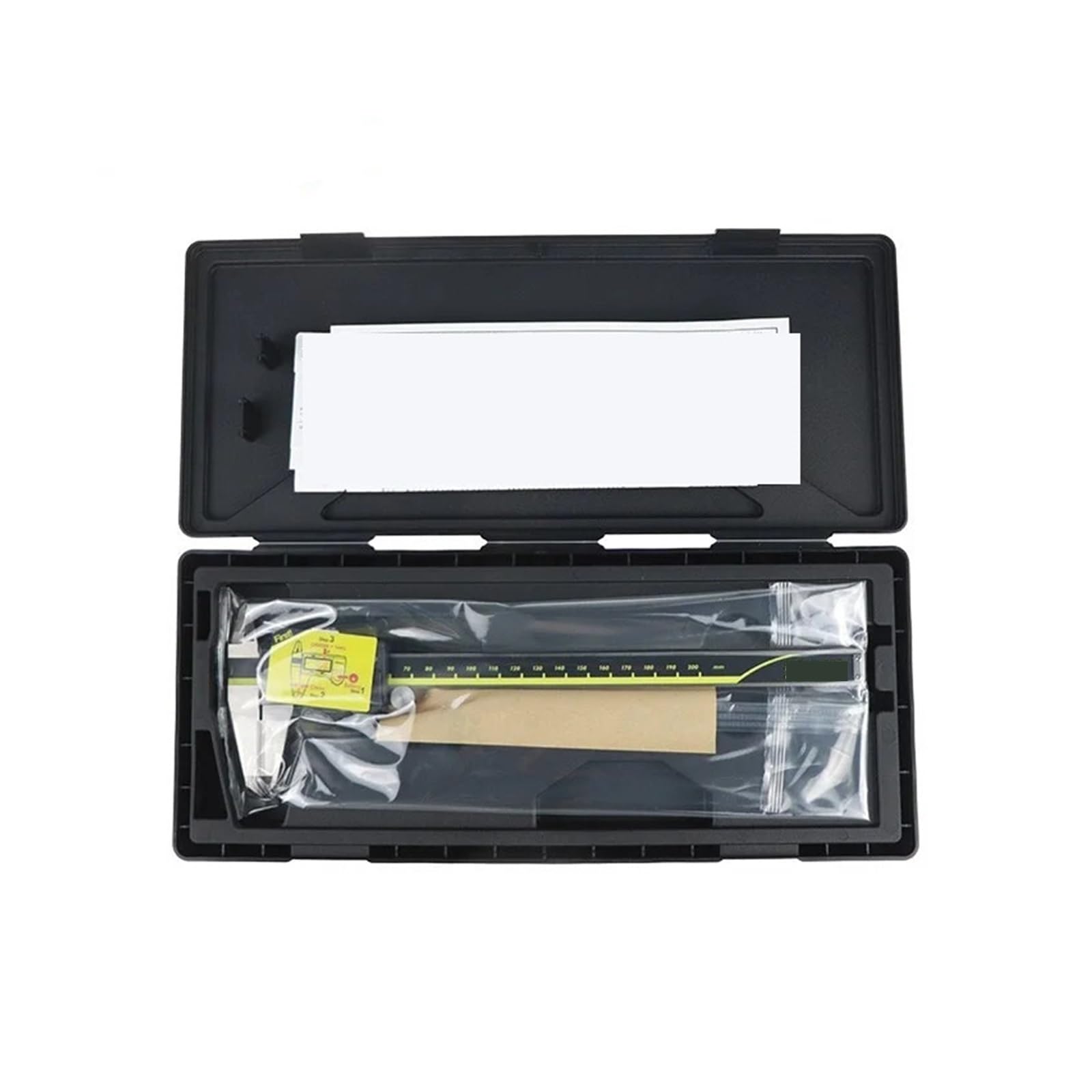Calibrador digital de acero inoxidable, 0-150/200/300 mm, calibrador Vernier digital absoluto 500-196-30(0-200MM)
