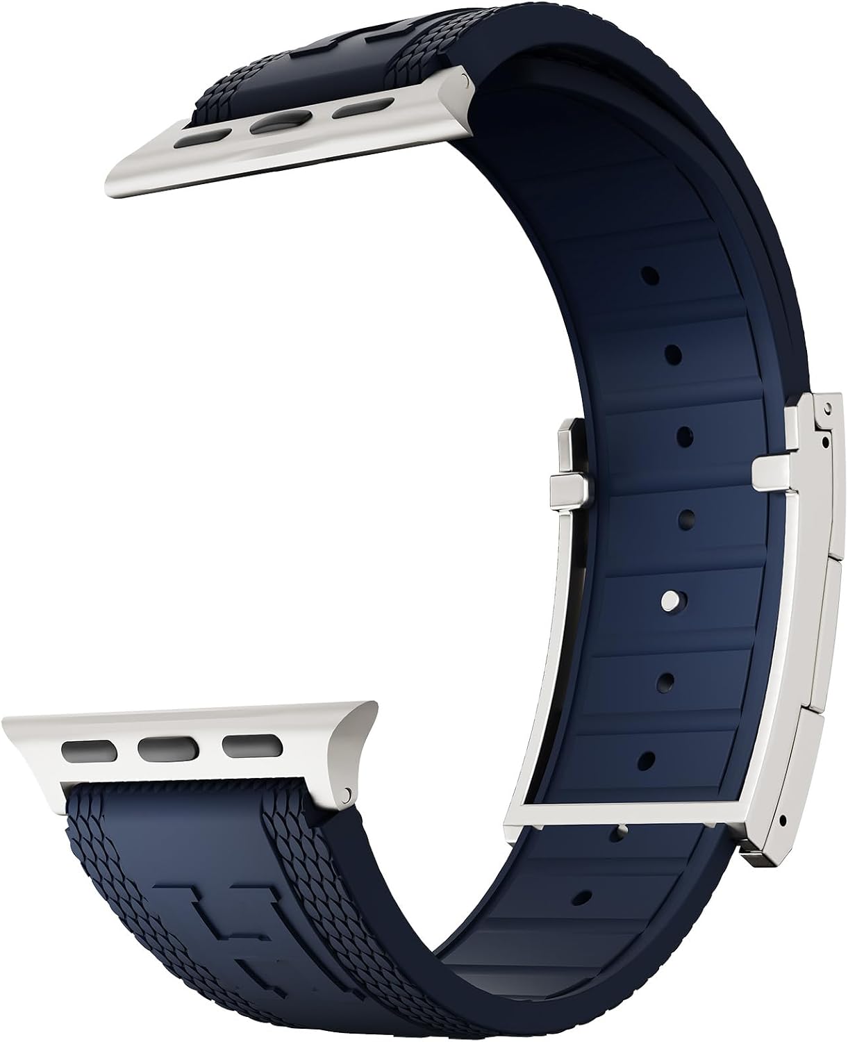 Sport Silicone Band Compatible with Apple Watch Ultra 3/2/1 Band 49mm/46mm/45mm/44mm/42mm(3/2/1) Men, Magnetic Silicone Rugged Replacement Strap for iWatch Ultra 3/2/1 SE3/2/1 Series11/10/9/8/7/6/5/4 - Image 7