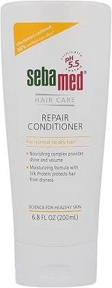 Sebamed Repair Conditioner - Best for Dry Scalp, Itchy Scalp - no Sulfate - Dry and Damaged Hair - for All Hair Types , 6.76 Fl Oz (Pack of 2)