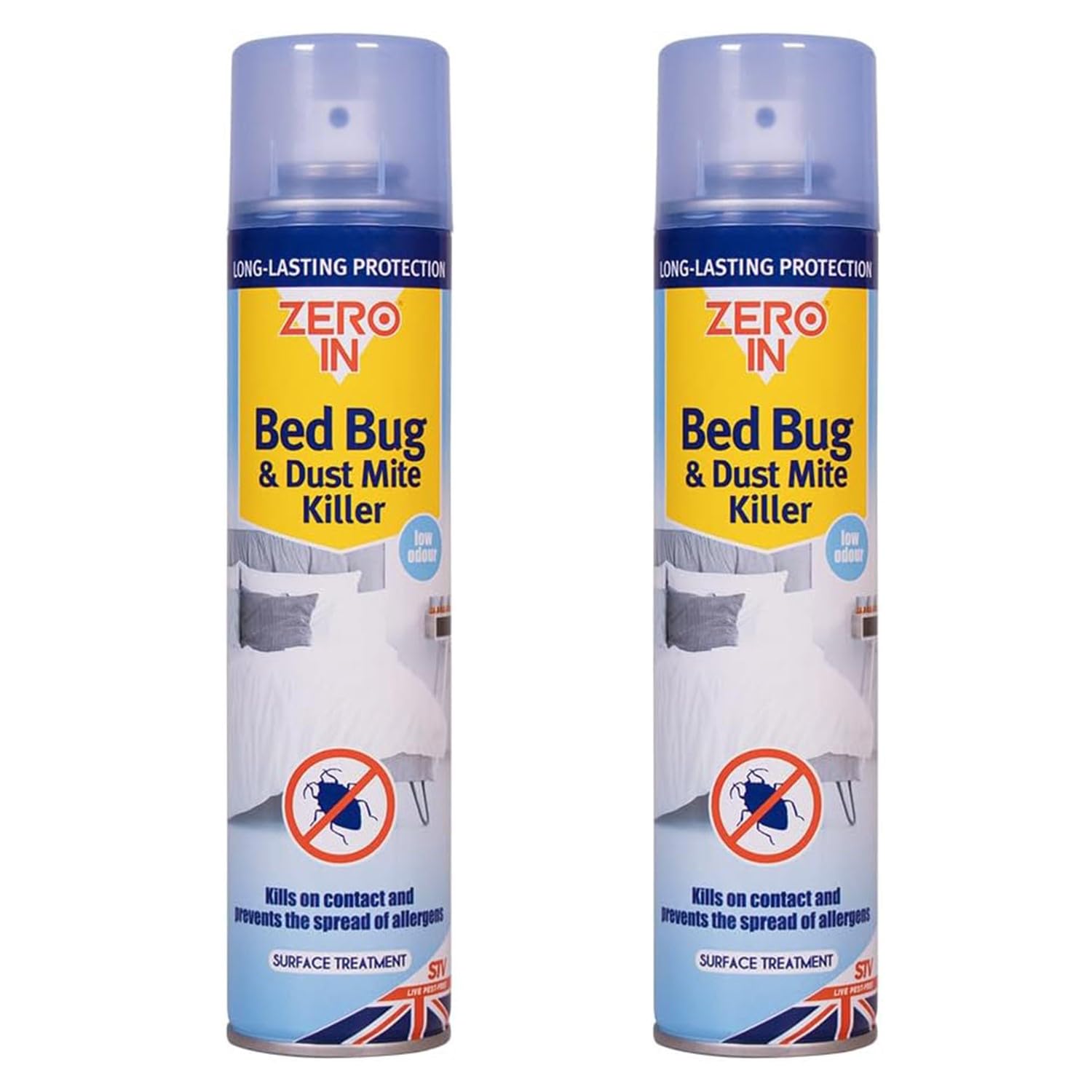 Bed Bug Spray 300ml- Ready to Use Dust Mite Killer Spray Long Protection for Over 2 Weeks Bed Bug Spray for Mattress, Beds & Furniture with Perfectonish Thankyou Sticker Packaging (2)