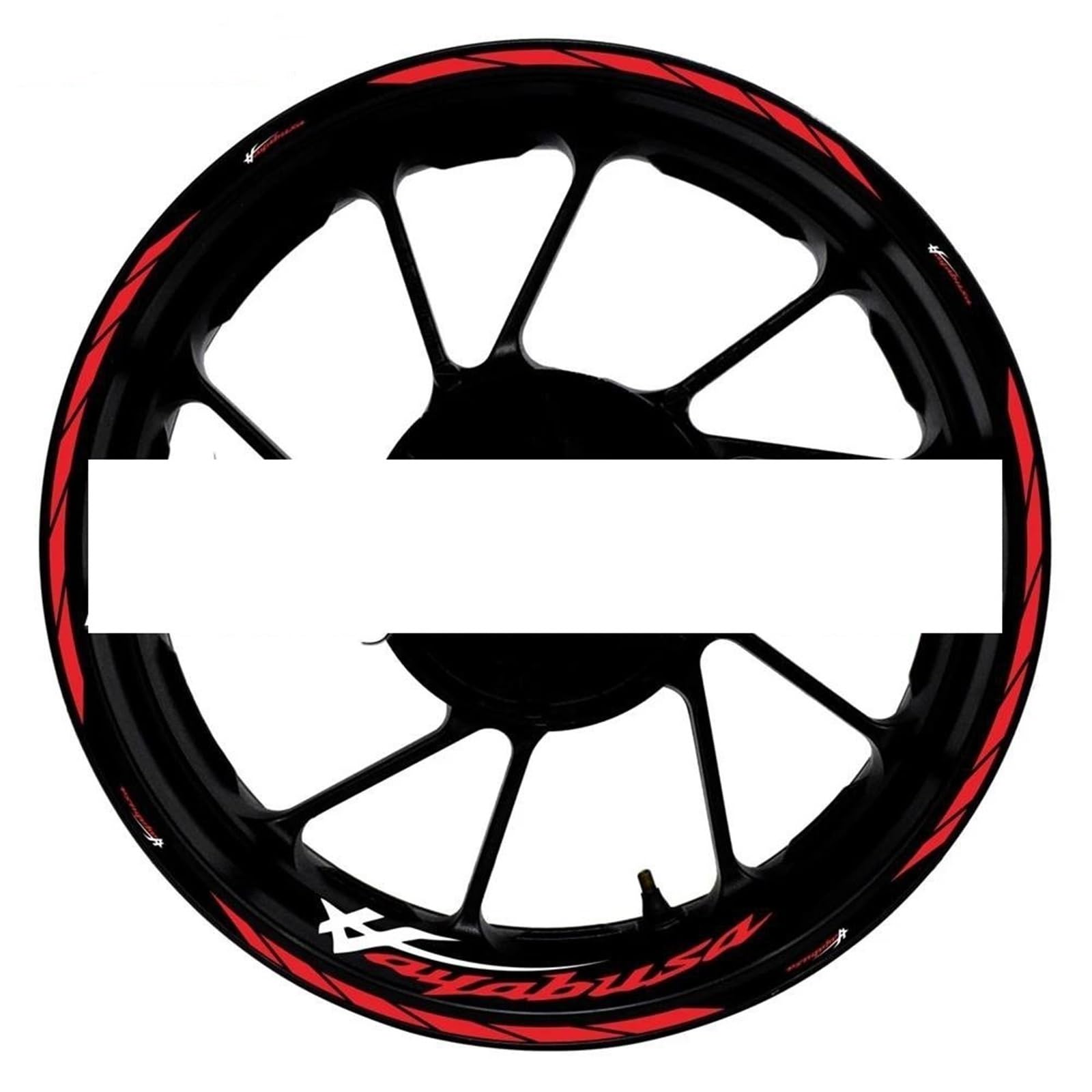 Motorcycle Accessories Wheel Stickers Reflective Rim Motorbike Waterproof Decals for Suzuki for Hayabusa 1300(Color11)