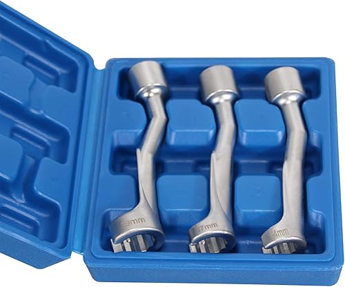 Miniatura 6 de Juego de llaves de línea de combustible de inyección 12Pt para BMW Benz (0.669 in)