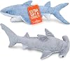 Bedwina Mako & Hammerhead Shark Plush Stuffed Animal Toys - Pack of 2, 35cm 14in & 33cm 13in, Kids' Toys, Ages 3