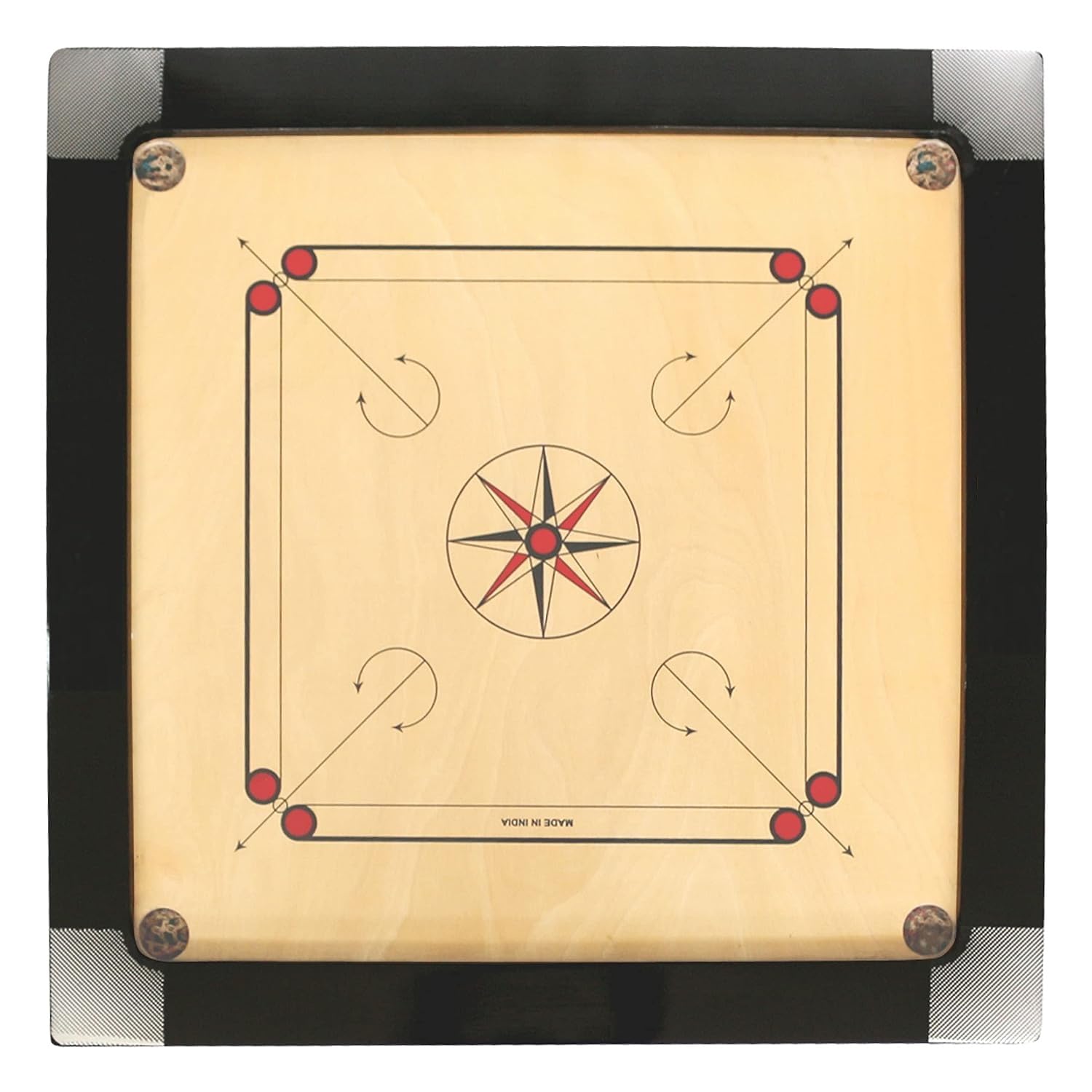 Hanzu Carrom Board Medium size 36"x36" And With Carrom Stand Smooth Polish With Coin,Stricker, Powder Free. (B0DG5397XL) Amazon Price History, Amazon Price Tracker