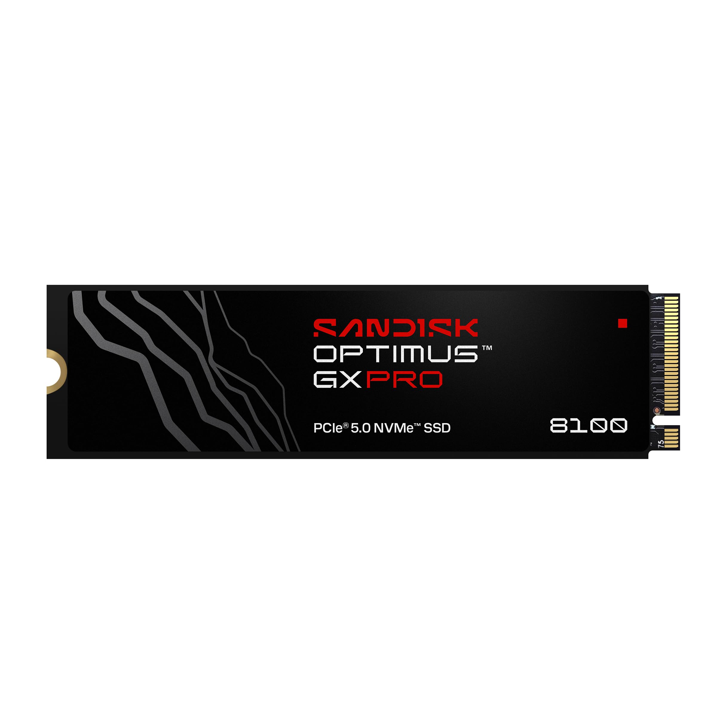 SANDISK Optimus GX PRO 8100 PCIe Gen 5 NVMe SSD 1TB (Up to 14,900/11,000MB/s read/write speeds, Next Gen TLC 3D CBA NAND)