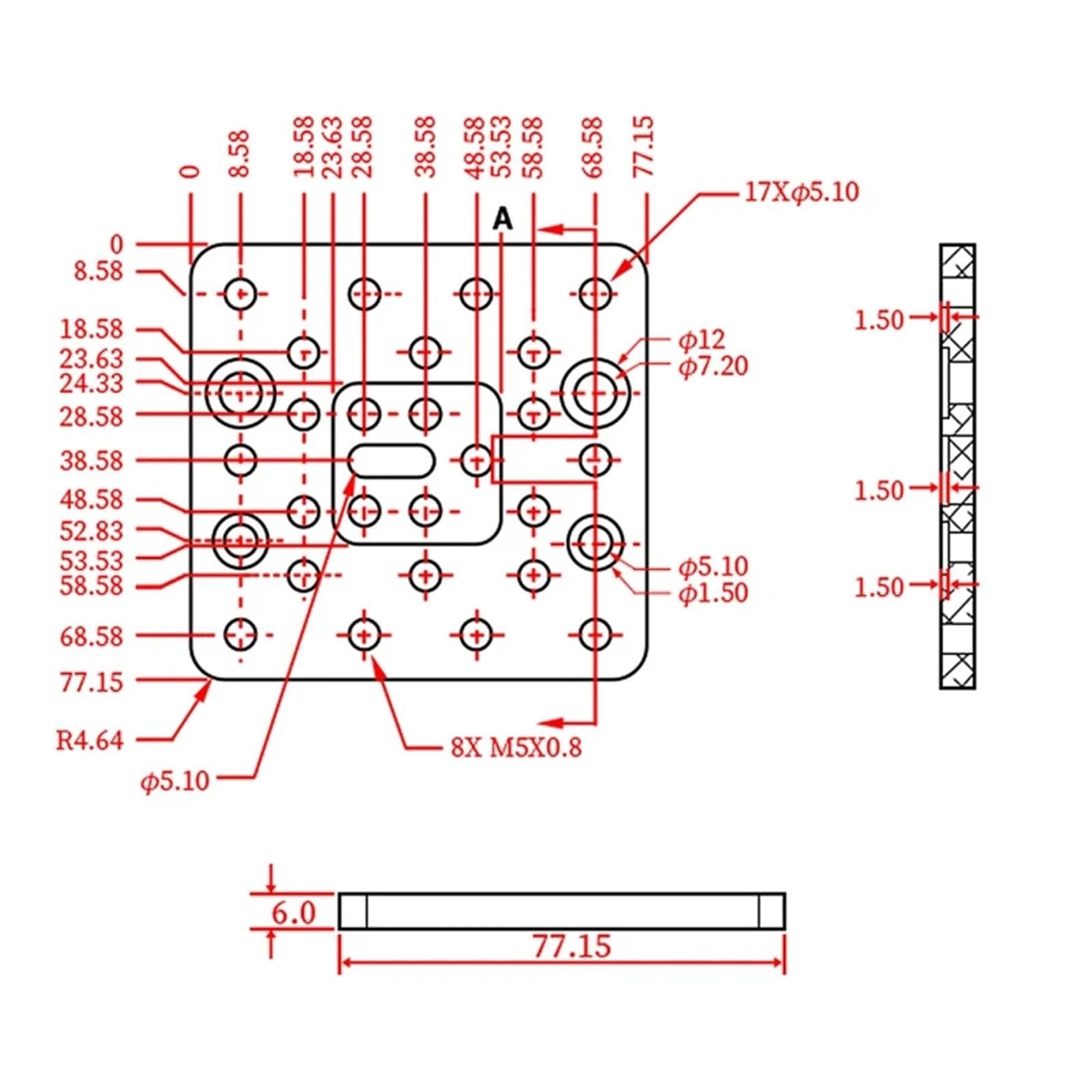 Szyna liniowa CNC DIY Zestaw osi Z, T8, śruba i belka C, skok 250 mm do projektów CNC i drukowania