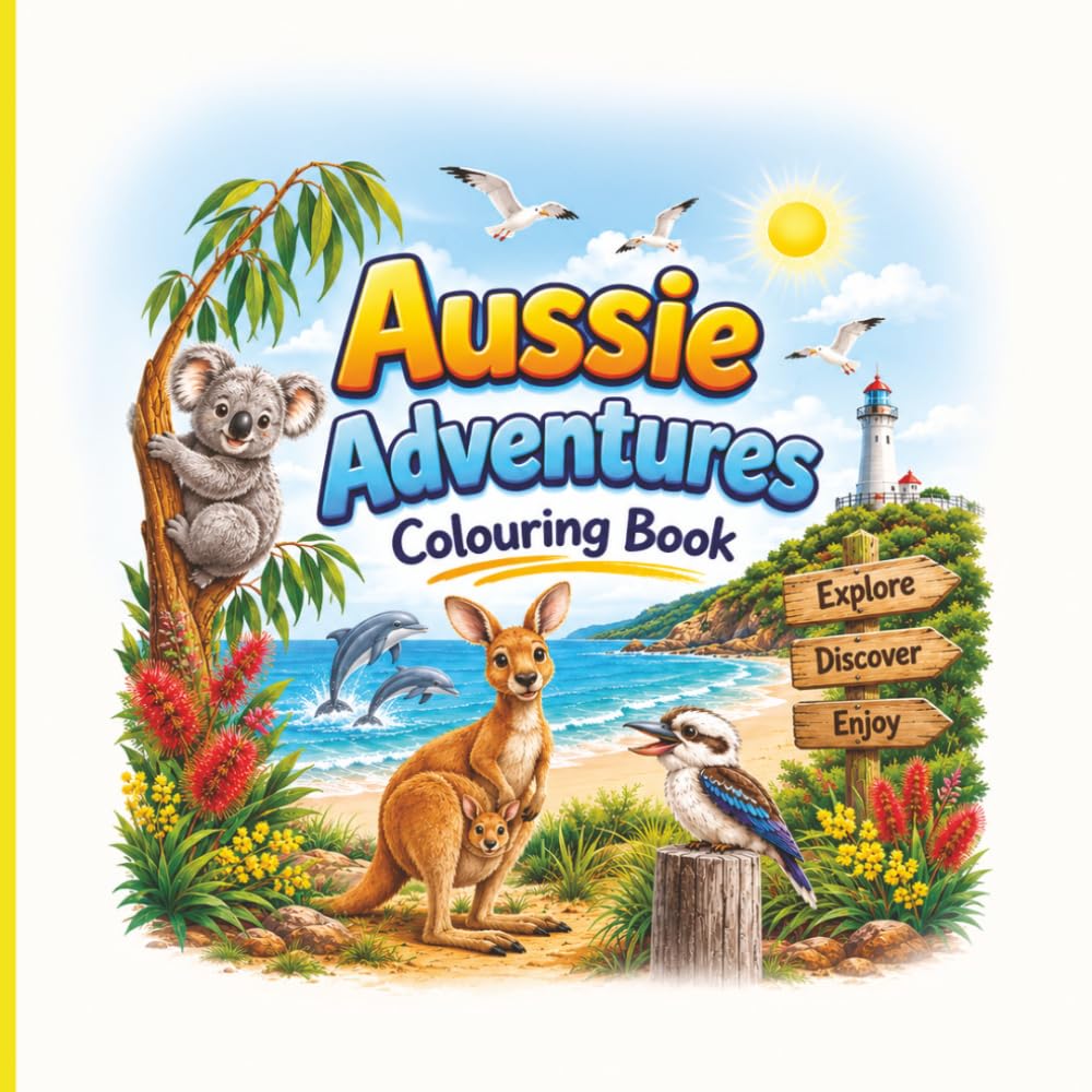 Aussie Adventures Colouring Book