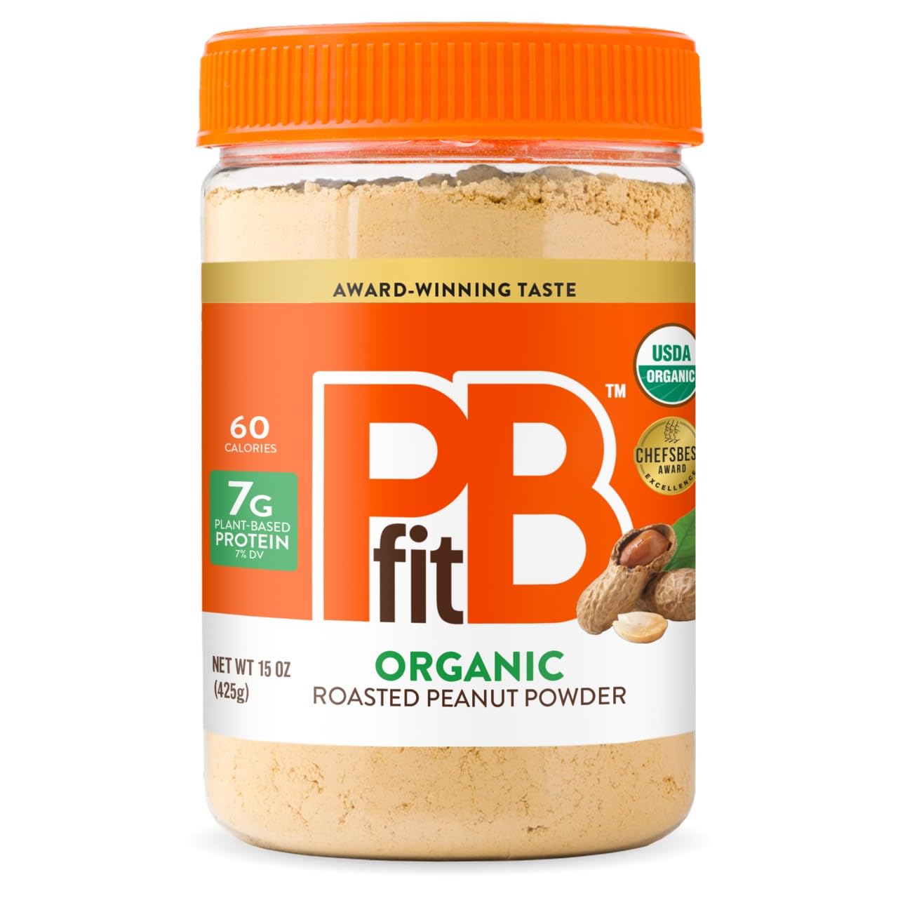 PBfit BetterBody Foods Organic Peanut Butter Powder, 425 gm