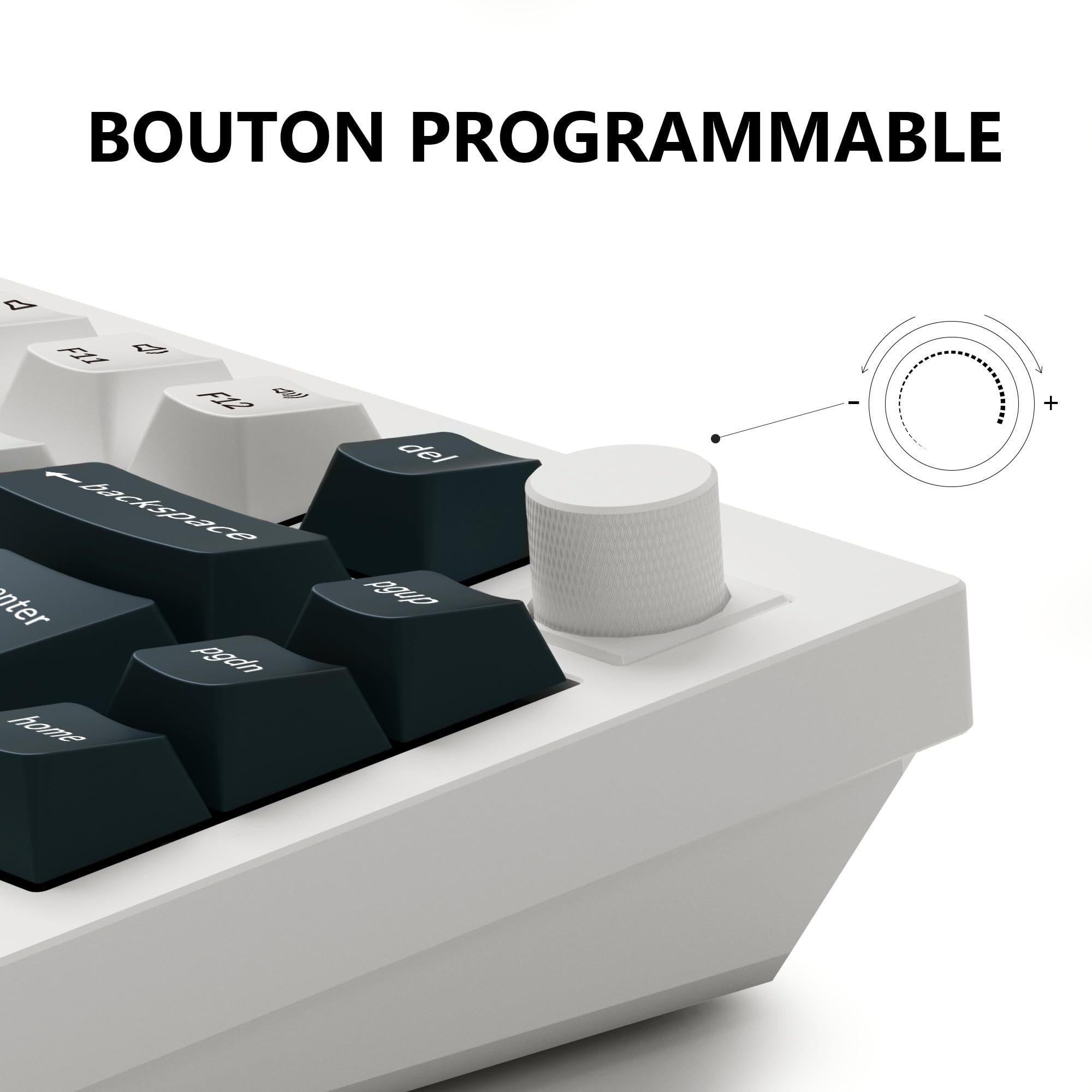 Keychron Q1 HE QMK Teclado Mecánico Inalámbrico Personalizado con