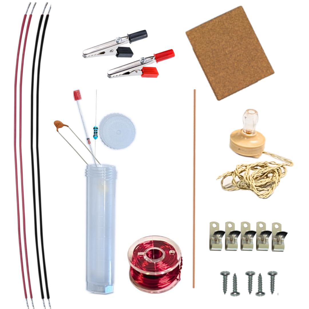 Crystal Radio Components Pack – Essential Parts for Passive AM Receiver Circuits