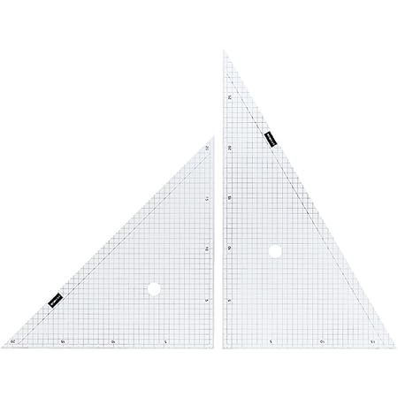 Amazon Co Jp ウチダ 三角定規 15 X2 方眼 ホーム キッチン