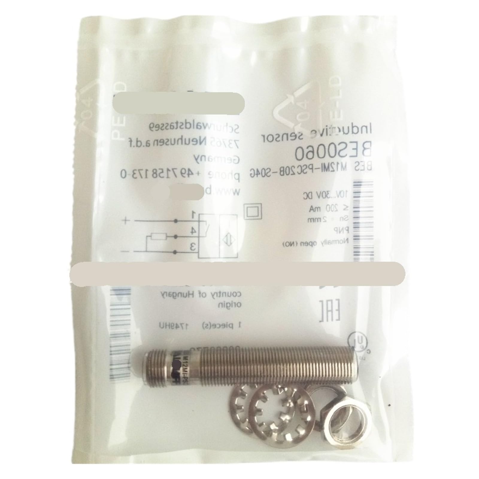 CXFCIHFT 1PCS M12MI-PSC20B-S04G or M12MI-NSC20B-S04G Proximity Switch Sensor(M12MI-PSC20B-S04G)