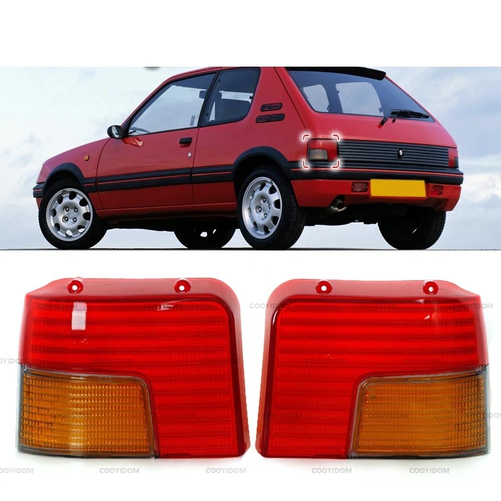 Lampa tylna zespolona Klosz lampy tylnej światła cofania hamulca stopu bez żarówek do Peugeot 205 1983-1994 634983 635041(Right)
