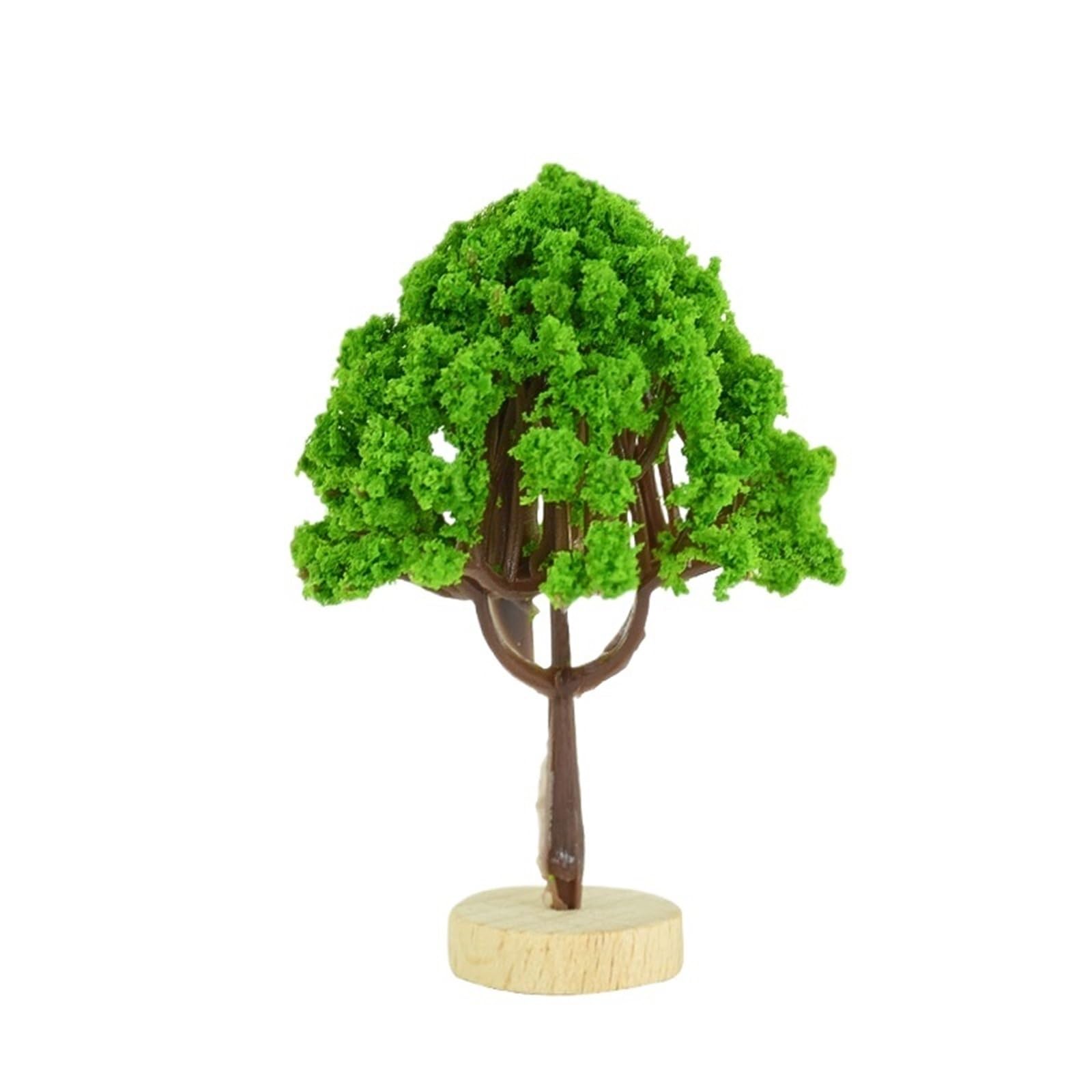 DUNSBY Model Trees 3pcs Simulation Mini Tree Model Green Scenery Landscape Sand Table DIY Ornament Miniature Miniatures(7x5cm)