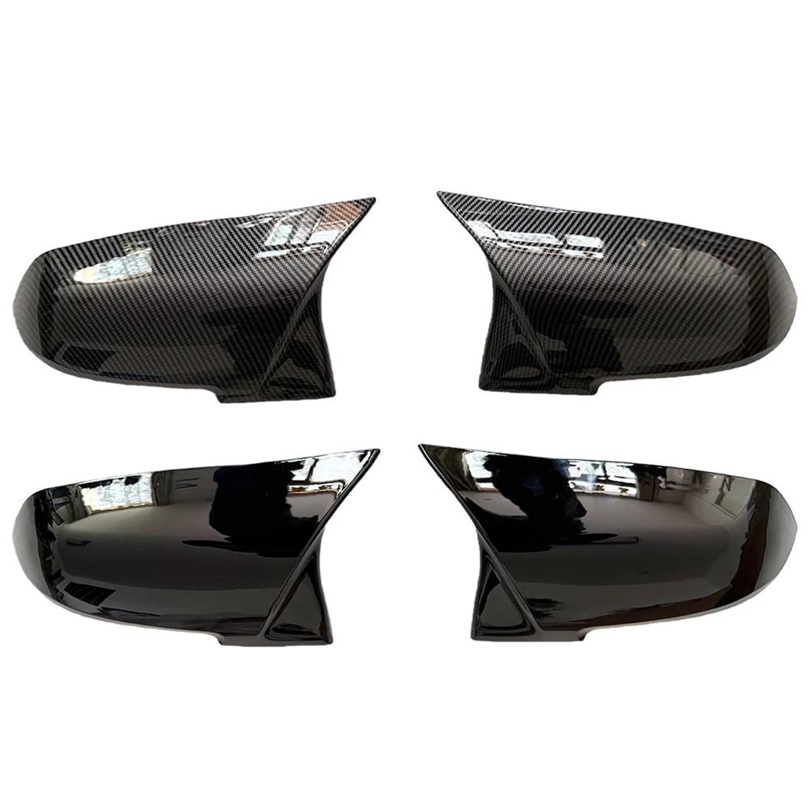 Calotta Specchio Per BMW Per 1 2 3 4 Serie F20 F30 F31 F32 F36 2012 - UP 320i 328i 330d 335i M3 M4 Look Sostituzione Stile Specchio Copertura(Glossy Black)